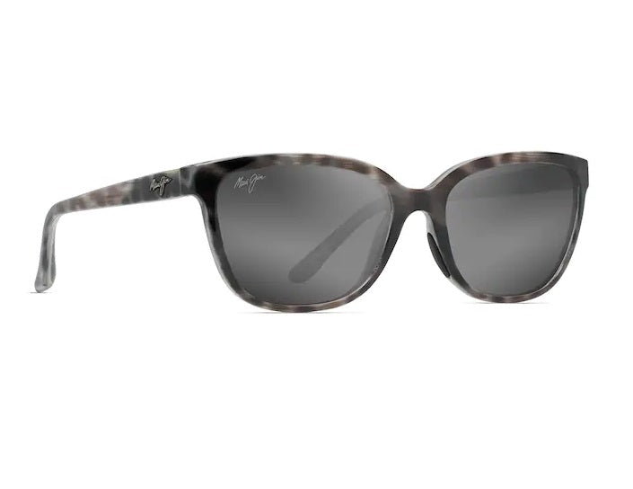 Maui Jim Honi Grey Tortoise Stripe Frame Neutral Grey Glass Lens Polarised Performance Sunglasses