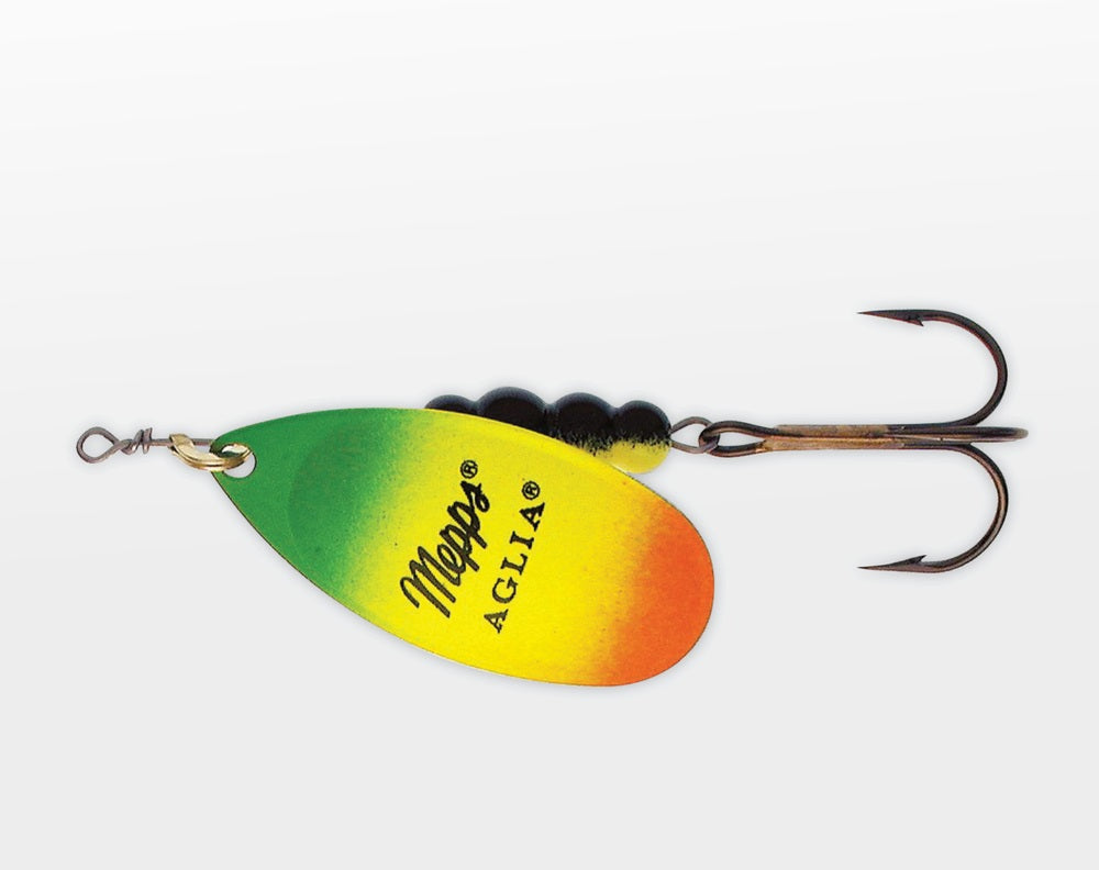 Mepps Aglia Fluoro Trout Spinner Lure Fire Tiger