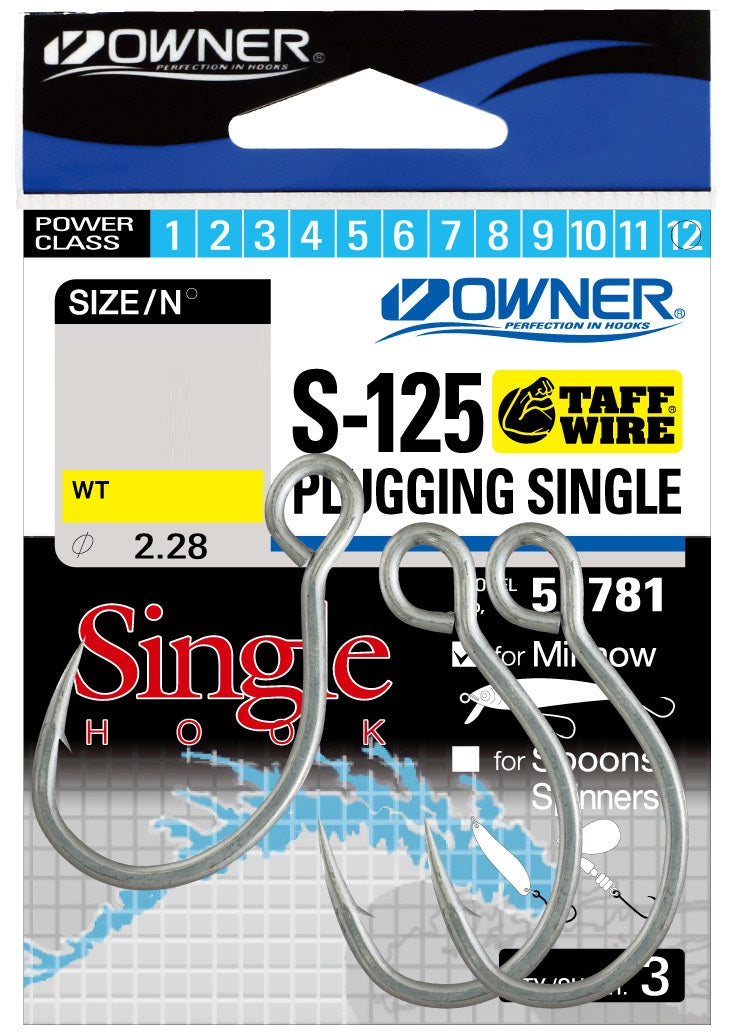 Owner S-125 Plugging Inline Single Hook