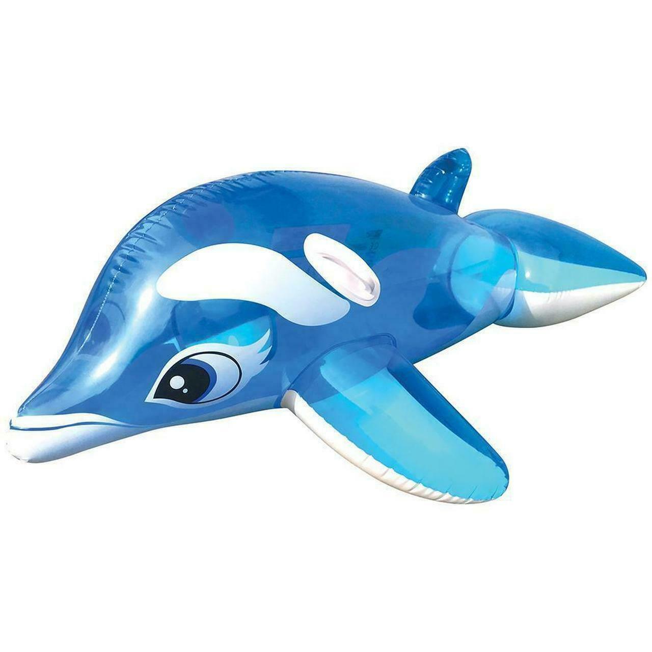 Palm Beach Dolphin Ride Inflatable Pool Toy - 7512016