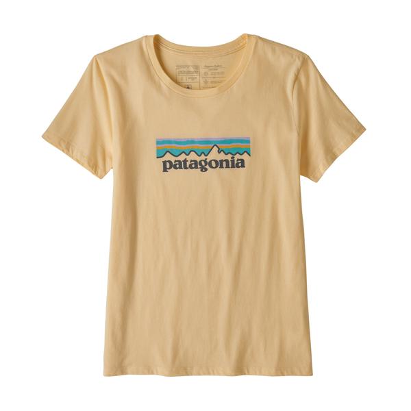 Patagonia Womens Pastel P-6 Logo Organic Crew Tee Shirt