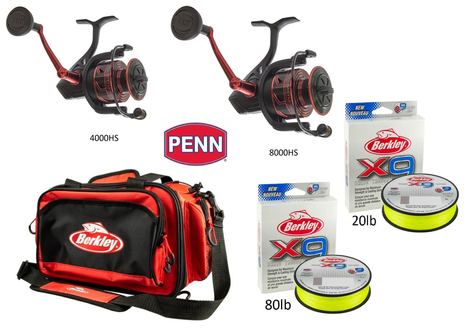 Penn Battle HS Ultimate Reel Value Package