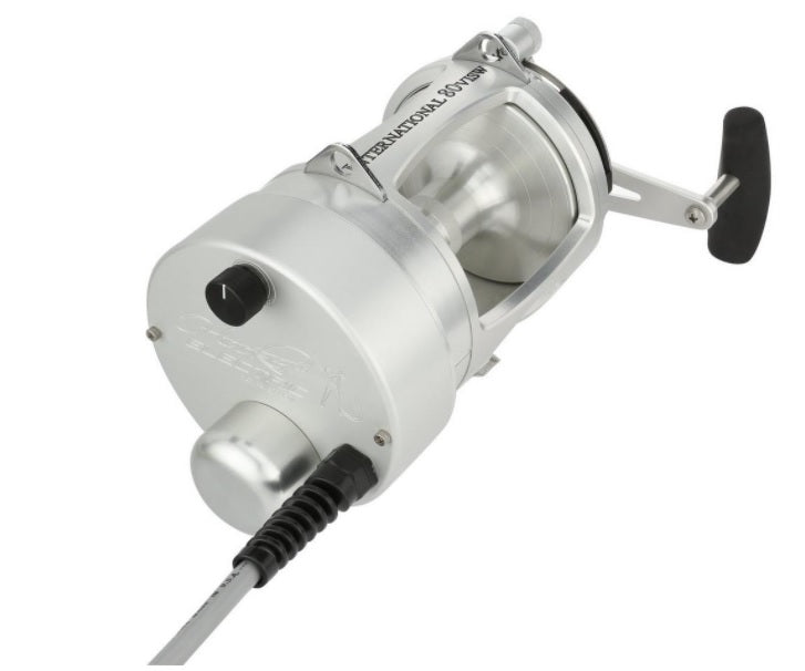 Penn Hooker International Deep Drop Overhead Standard Electric Reel - Silver