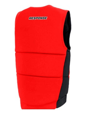Response RNSB Single Belt Panelled Neoprene Life Jacket PFD Jet Vest Red L50