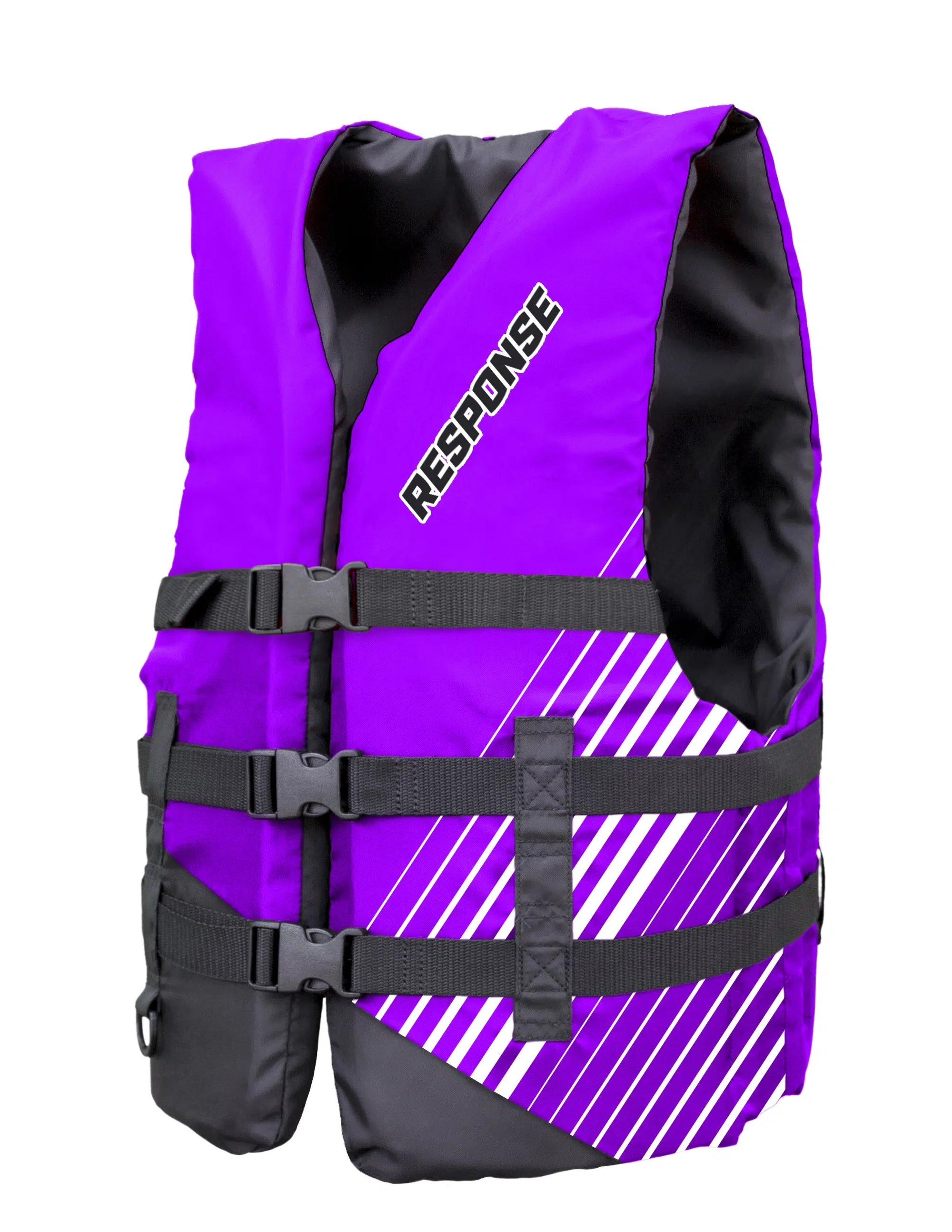 Response Youth Child Kids Children Life Jacket PFD Vest L50S Purple