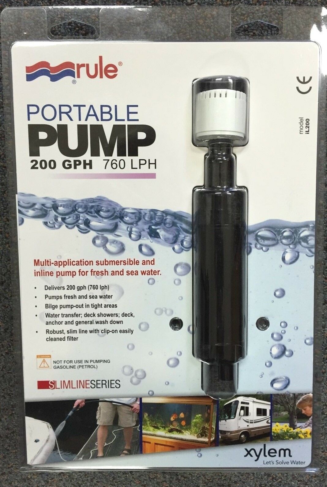 Rule Inline Submersible Pump IL200 12V