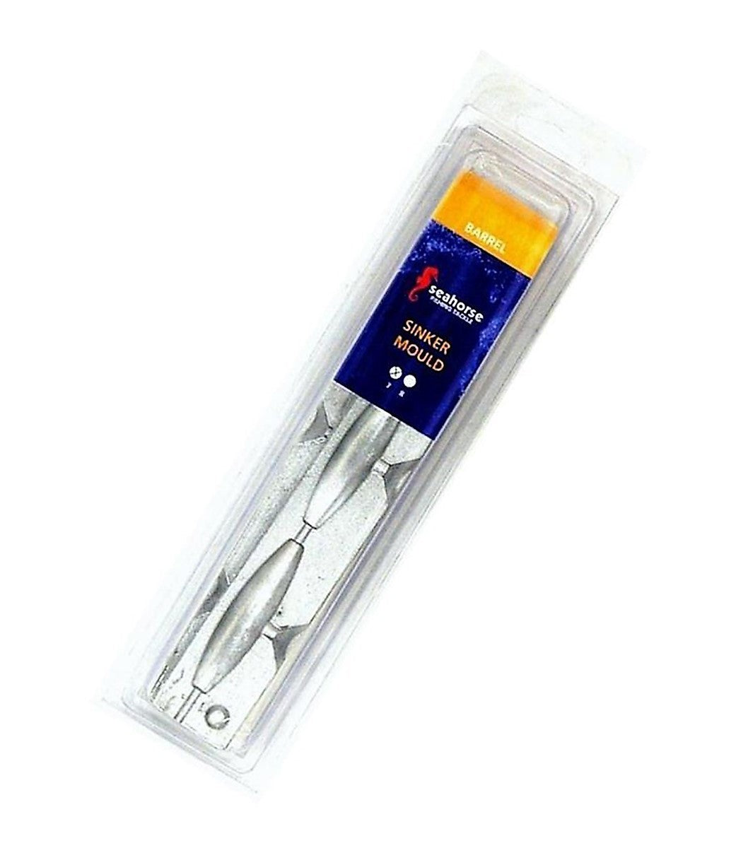 Seahorse Lead Barrell Sinker Mould