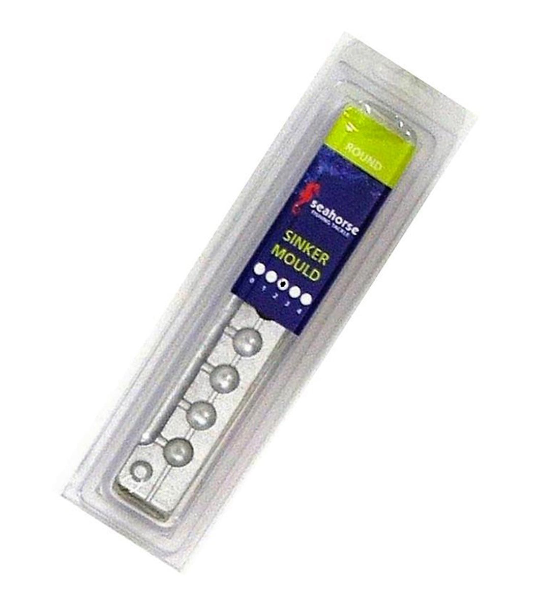 Seahorse Lead Round Ball Sinker Mould