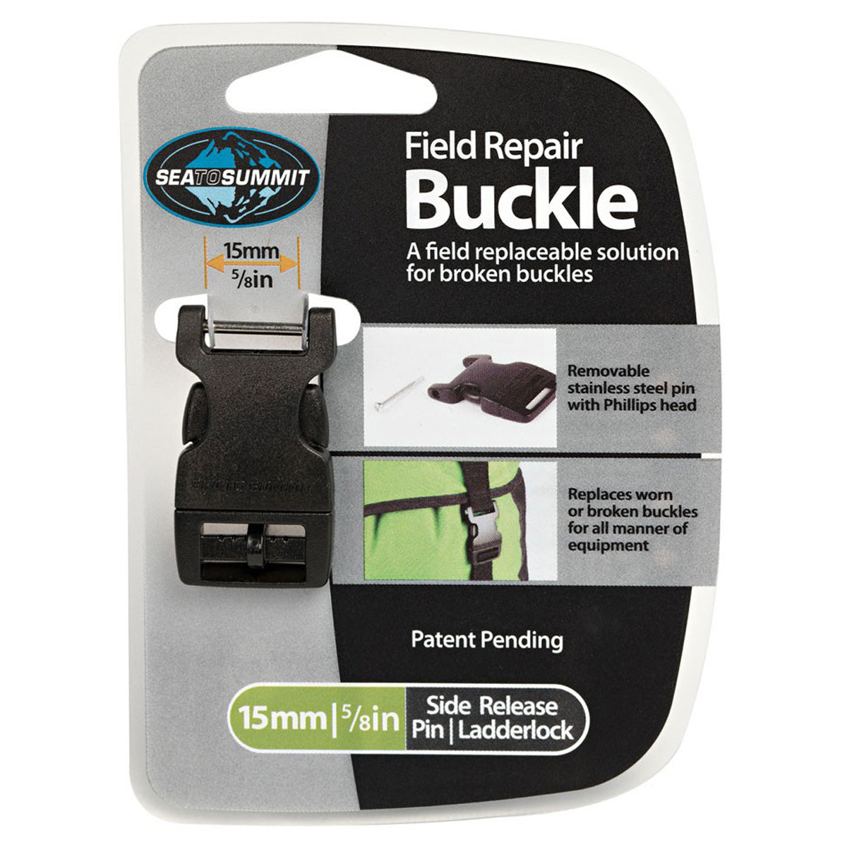Sea To Summit Field Repair Replacement Buckle Side Release 1 Pin