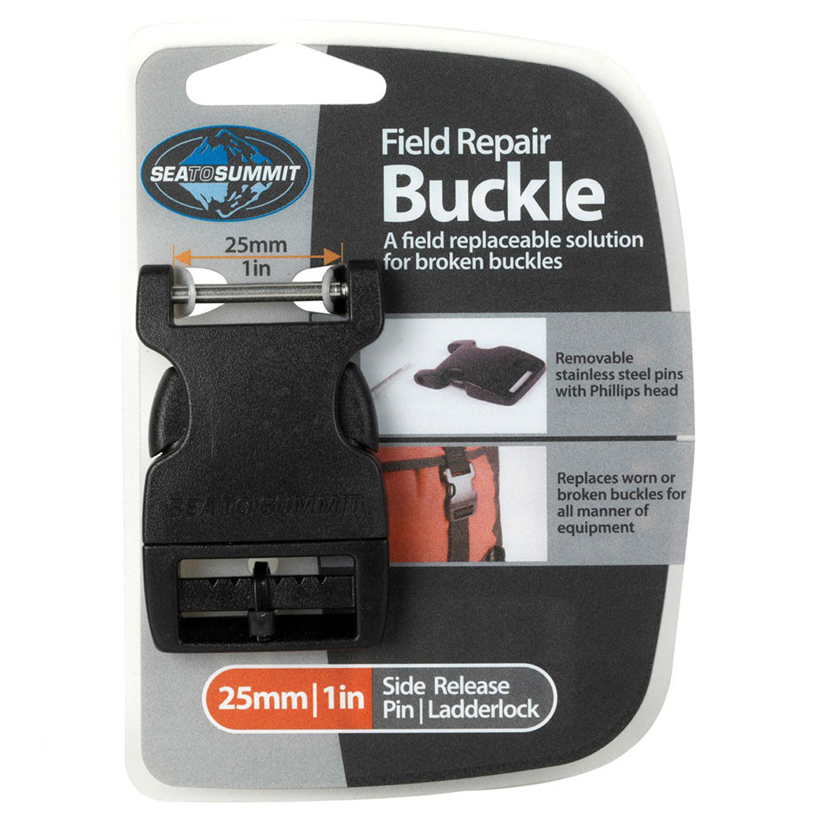 Sea To Summit Field Repair Replacement Buckle Side Release 1 Pin