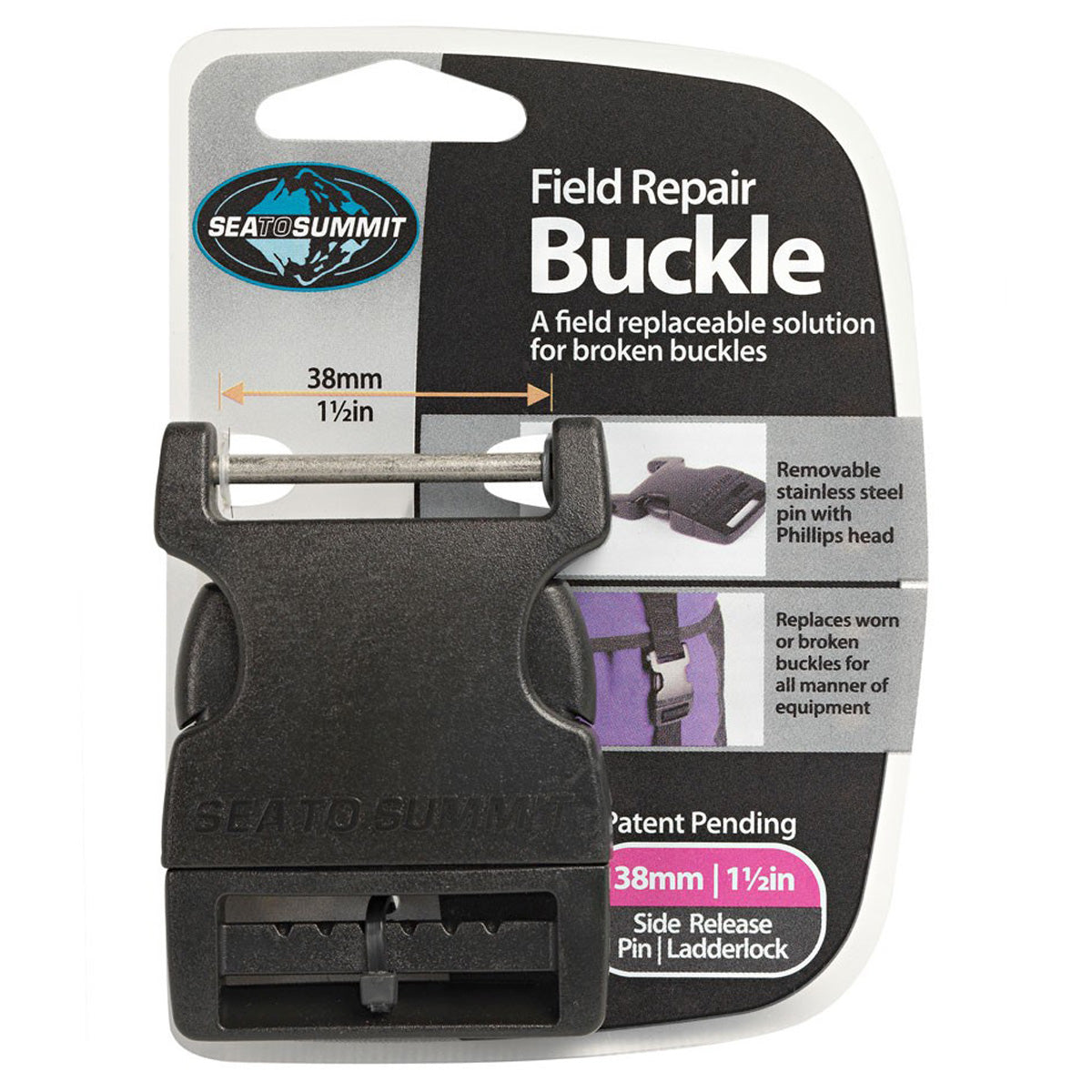 Sea To Summit Field Repair Replacement Buckle Side Release 1 Pin