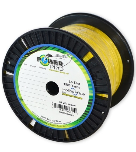 Shimano Power Pro Hollow Ace Yellow Braided Line 1500yd