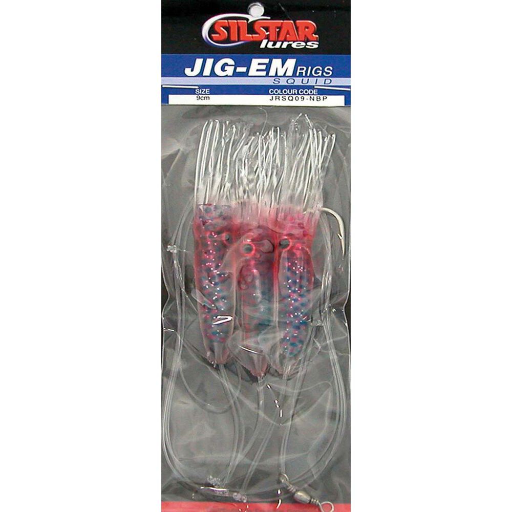 Silstar Jig Em Squid Pre Tied Rig