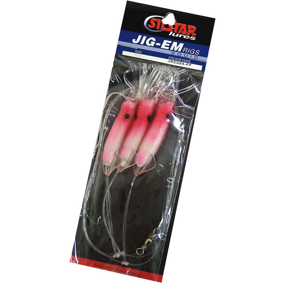 Silstar Jig Em Squid Pre Tied Rig