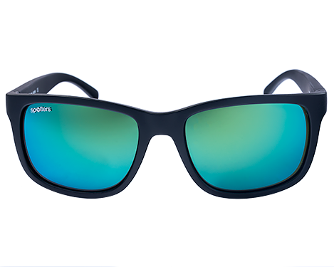 Spotters Zane Matt Black Womens Performance Polarised Sunglasses