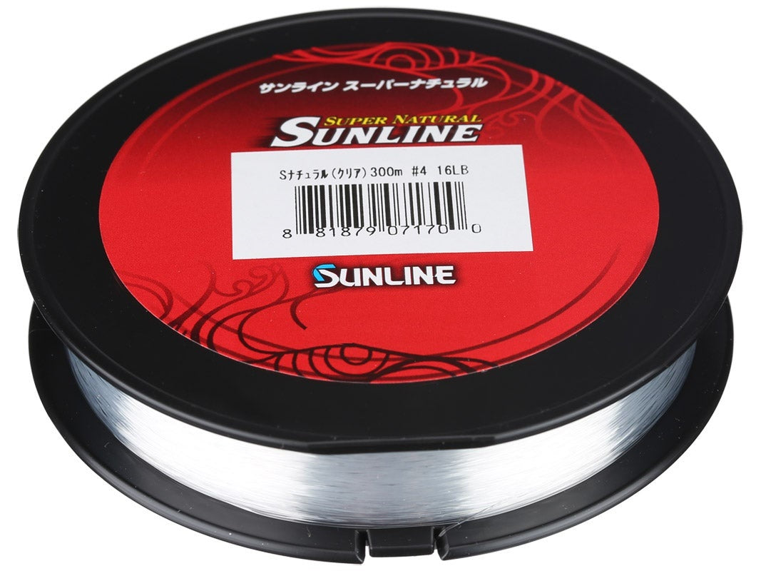 Sunline Super Natural 300m Clear Monofilament Line