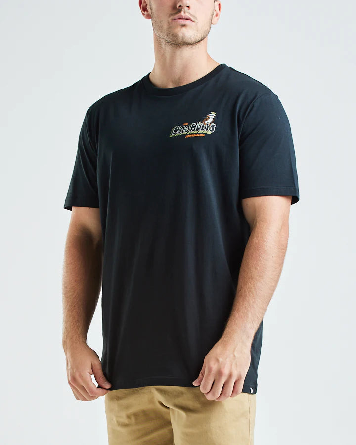 The Mad Hueys Cookedaburra III Short Sleeve Tee Shirt Black