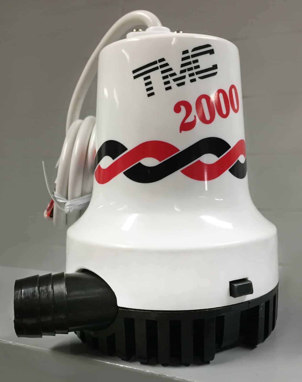 TMC Submersible Bilge Pump 2000GPH - 12V