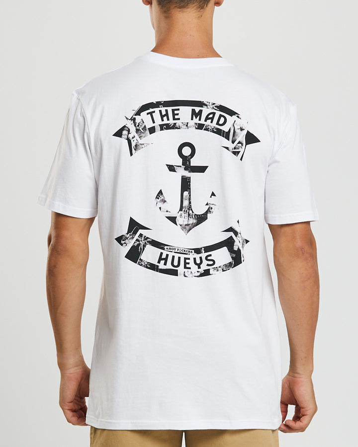 The Mad Hueys Smoking Anchor Short Sleeve Tee