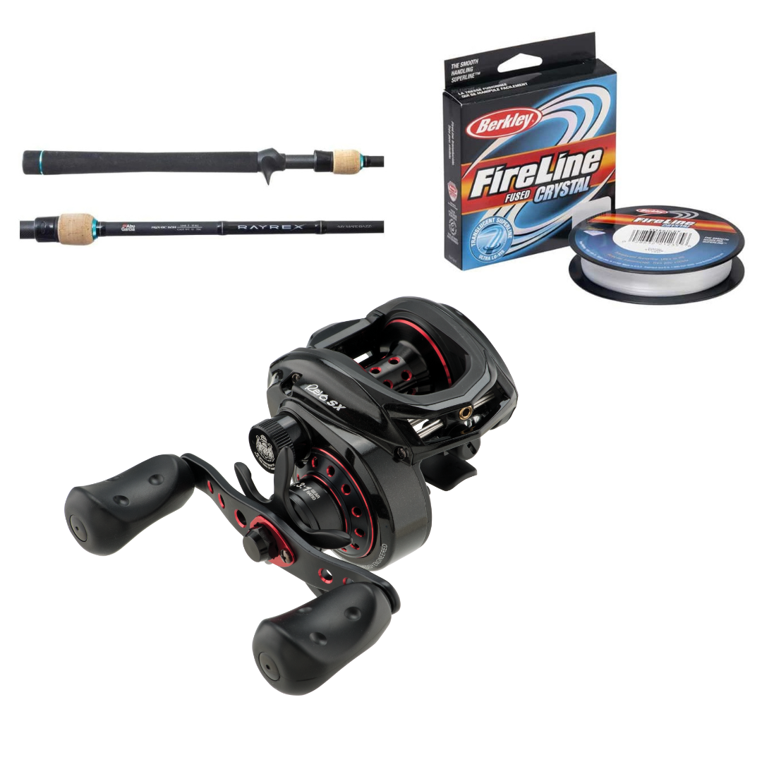 Abu Garcia Revo 4 SX Ultimate Baitcast Reel Value Pack