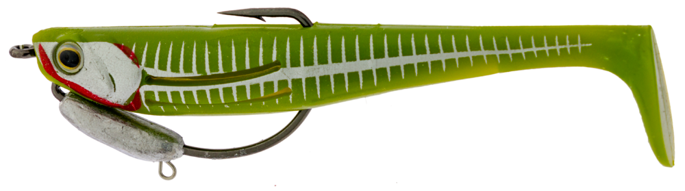 Zerek Flat Shad PRO 3.5 Inch Weedless Rigged Soft Plastic Lure