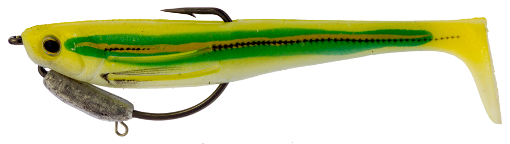 Zerek Flat Shad PRO 3.5 Inch Weedless Rigged Soft Plastic Lure