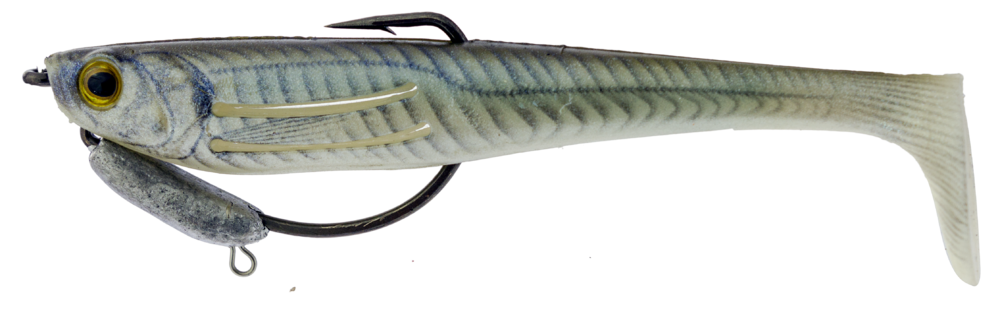 Zerek Flat Shad PRO 3.5 Inch Weedless Rigged Soft Plastic Lure