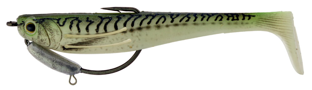 Zerek Flat Shad PRO 3.5 Inch Weedless Rigged Soft Plastic Lure