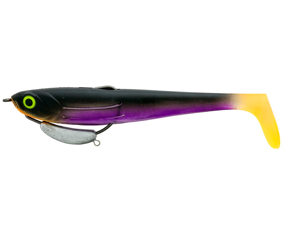 Zerek Flat Shad PRO 7 Inch Weedless Rigged Soft Plastic Lure
