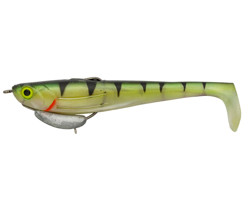 Zerek Flat Shad PRO 3.5 Inch Weedless Rigged Soft Plastic Lure