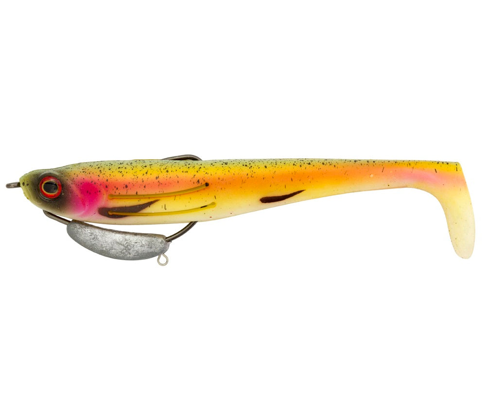 Zerek Flat Shad PRO 3.5 Inch Weedless Rigged Soft Plastic Lure