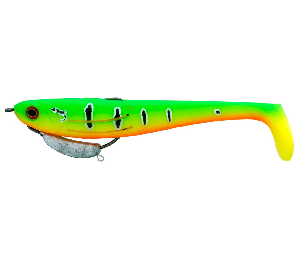 Zerek Flat Shad PRO 3.5 Inch Weedless Rigged Soft Plastic Lure