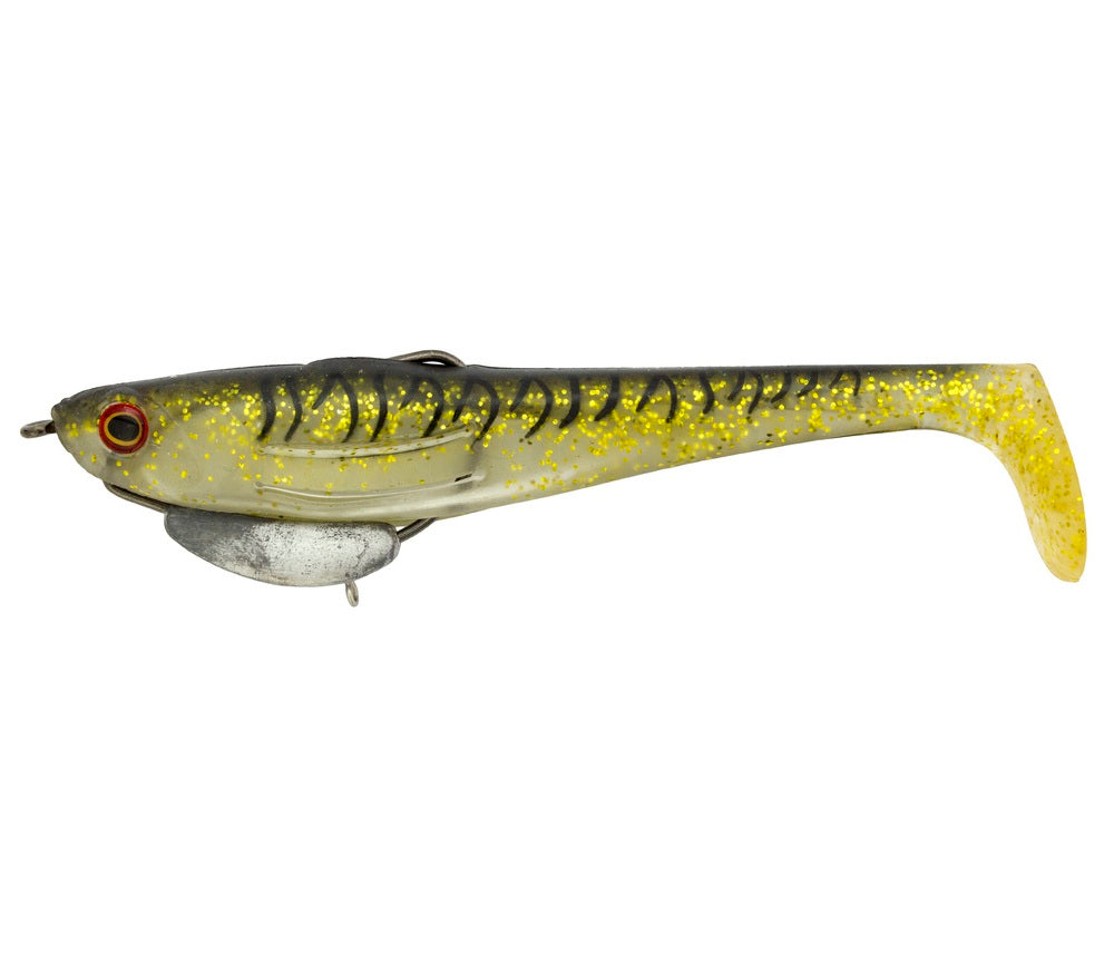 Zerek Flat Shad PRO 3.5 Inch Weedless Rigged Soft Plastic Lure