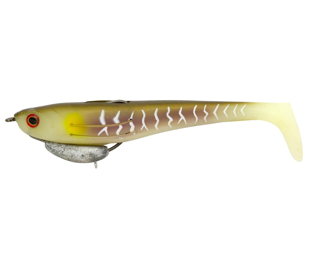 Zerek Flat Shad PRO 3.5 Inch Weedless Rigged Soft Plastic Lure