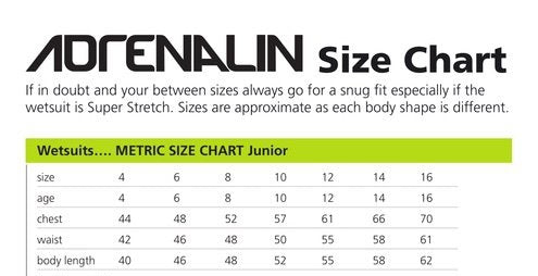 Adrenalin Junior Lycra Long Sleeve Rash Vest