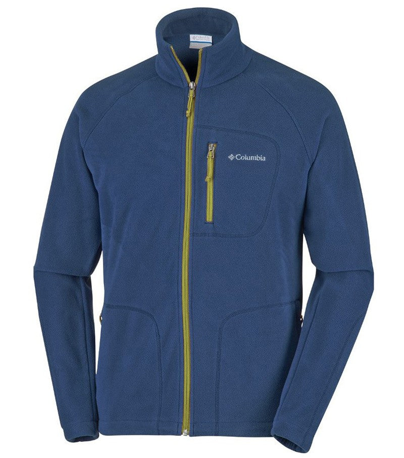 Columbia Fast Trek II Full Zip Mens Fleece Jacket Navy Moss