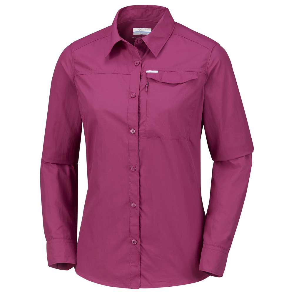 Columbia Silver Ridge 2.0 Long Sleeve Womens Shirt Wine Berry
