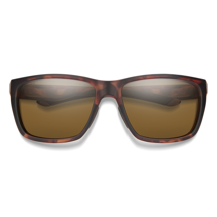 Smith Optics Longfin Matte Tortoise Frame Polarised Glass Brown Lens Performance Sunglasses
