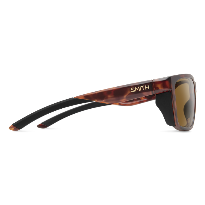 Smith Optics Longfin Matte Tortoise Frame Polarised Glass Brown Lens Performance Sunglasses
