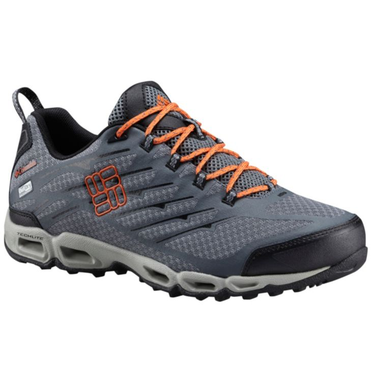 Columbia Ventrailia II Outdry Mens Hiking Shoe Titanium Grey Steel Heatwave