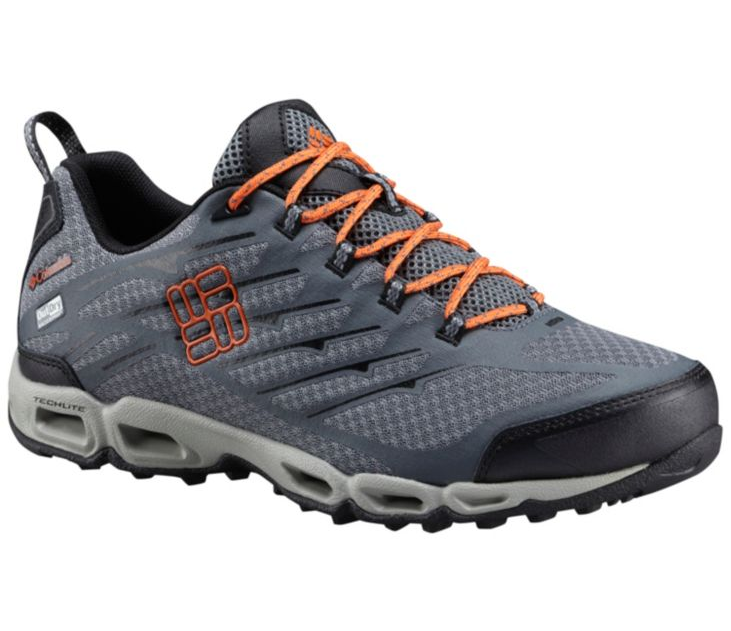 Columbia Ventrailia II Outdry Mens Hiking Shoe Titanium Grey Steel Heatwave