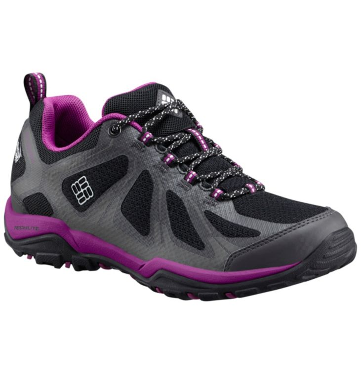 Columbia Peakfreak XCRSN II Xcel Low Outdry Womens Hiking Shoe Black Intense Violet