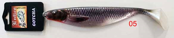 Entice Gotcha Shad Junior Soft Plastic Fishing Lure