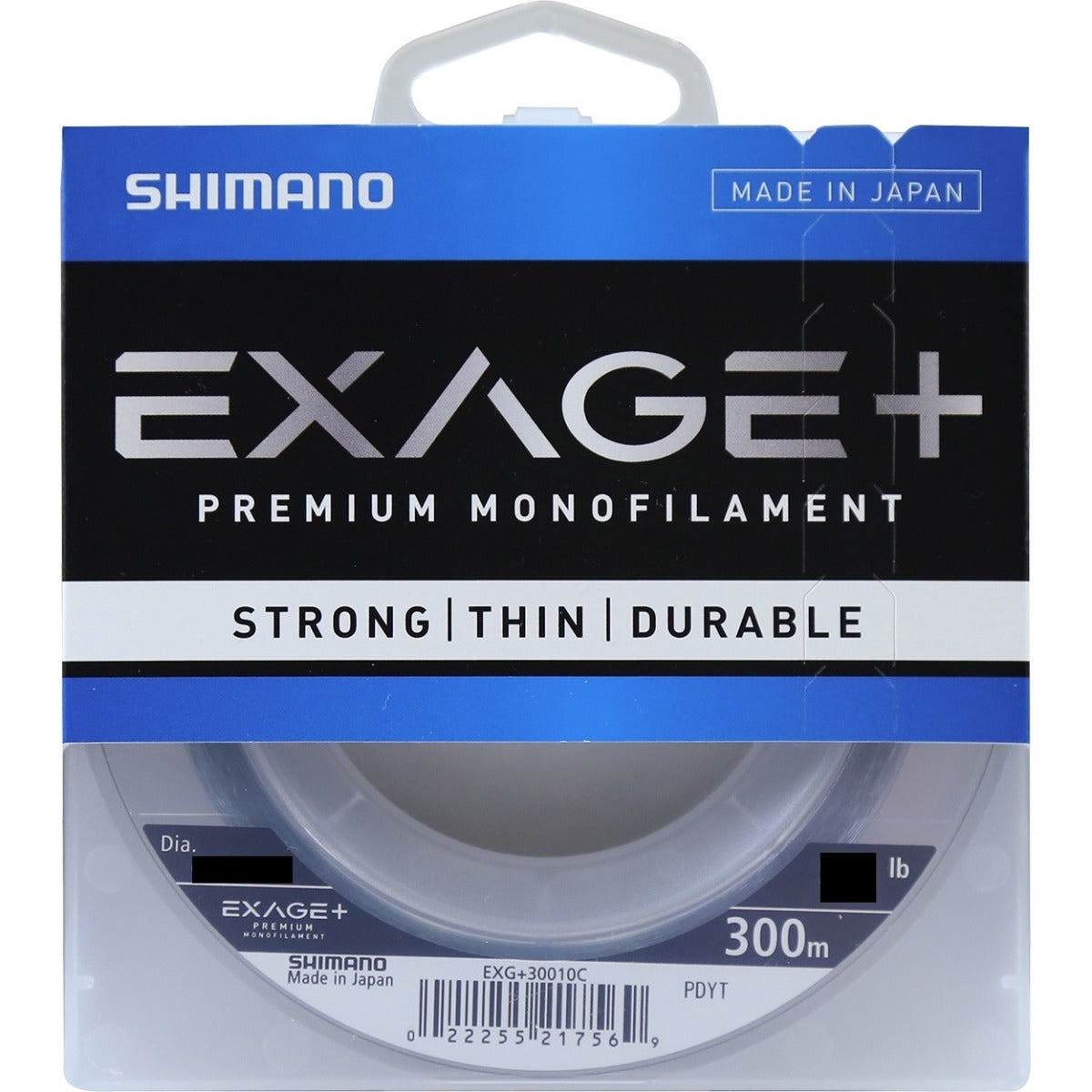 Shimano Exage+ 300m Premium Mono Fishing Line
