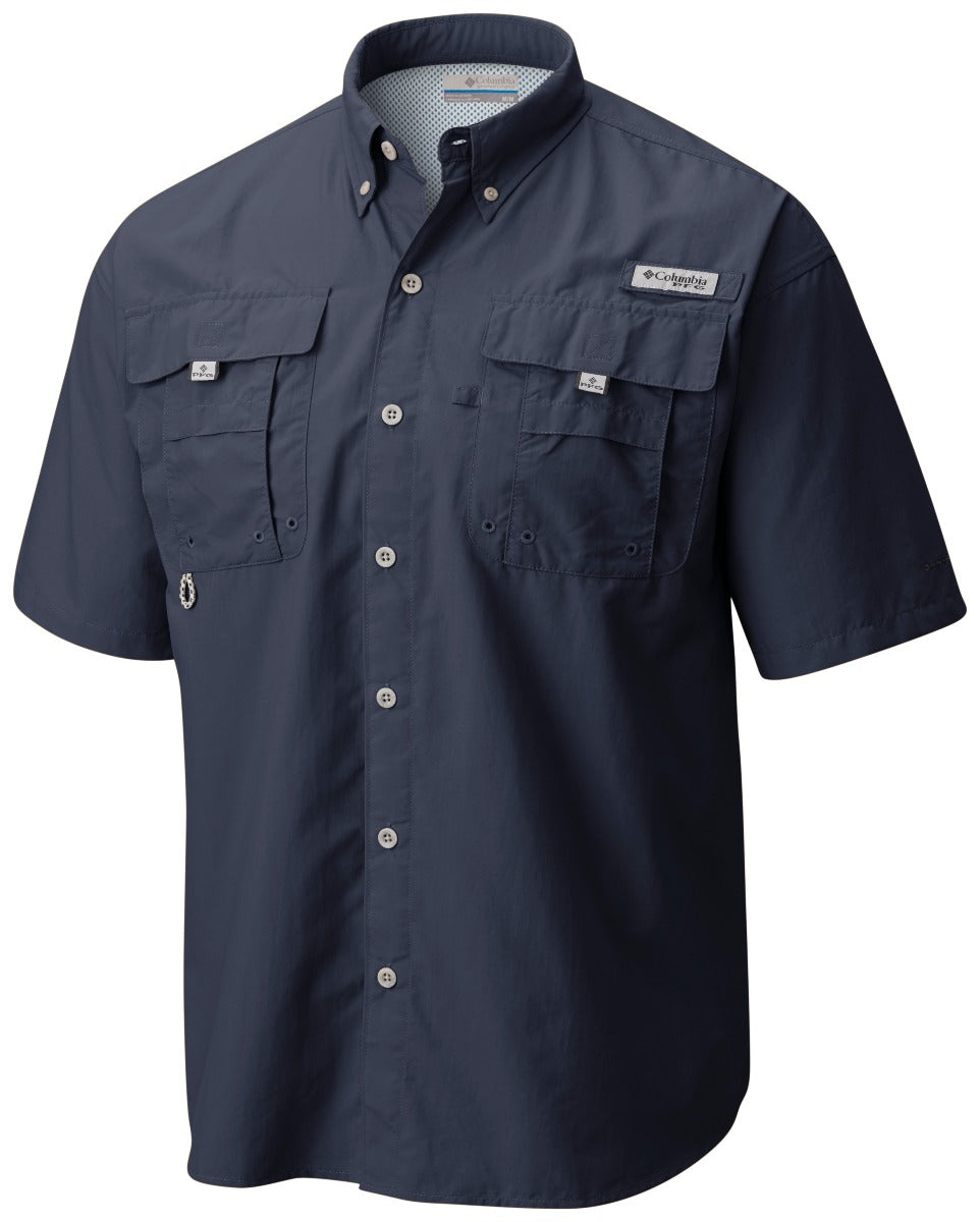 Columbia PFG Bahama II Short Sleeve Mens Shirt DK Mountain