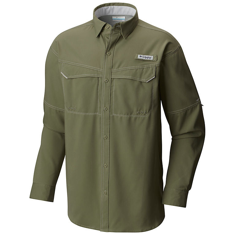 Columbia PFG Low Drag Offshore Long Sleeve Mens Shirt Cypress