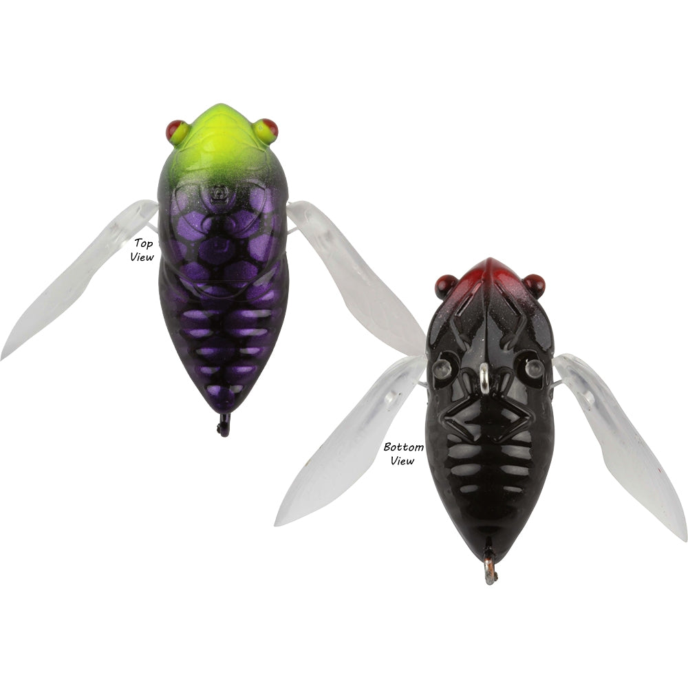 Atomic Hardz Cicada 35mm Surface Fishing Lure - Brown