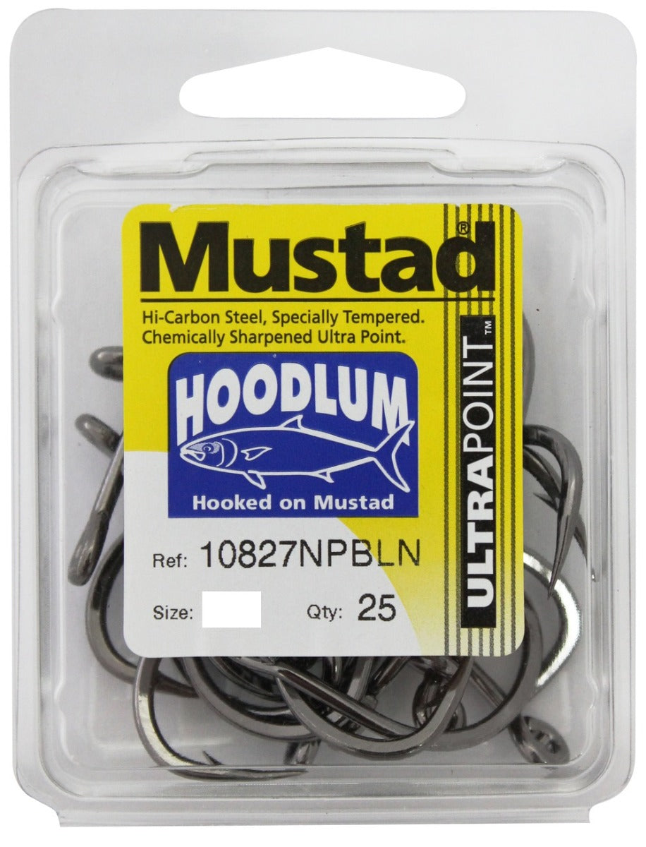 Mustad Hoodlum 10827NPBLN Hook 25 Pack