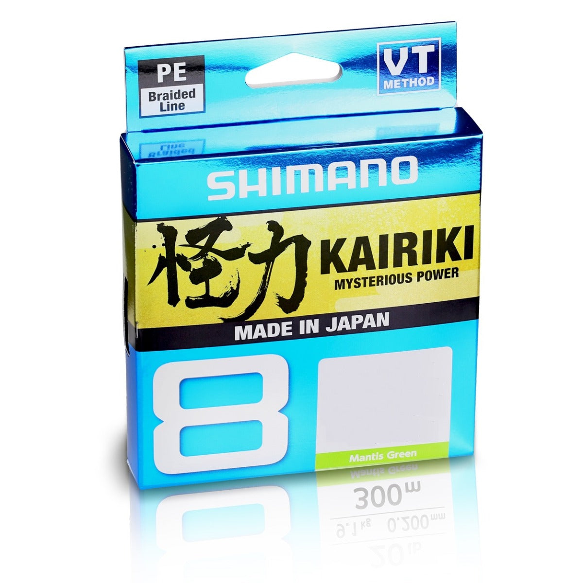 Shimano Kairiki 8 Braided Fishing Line 150m Mantis Green