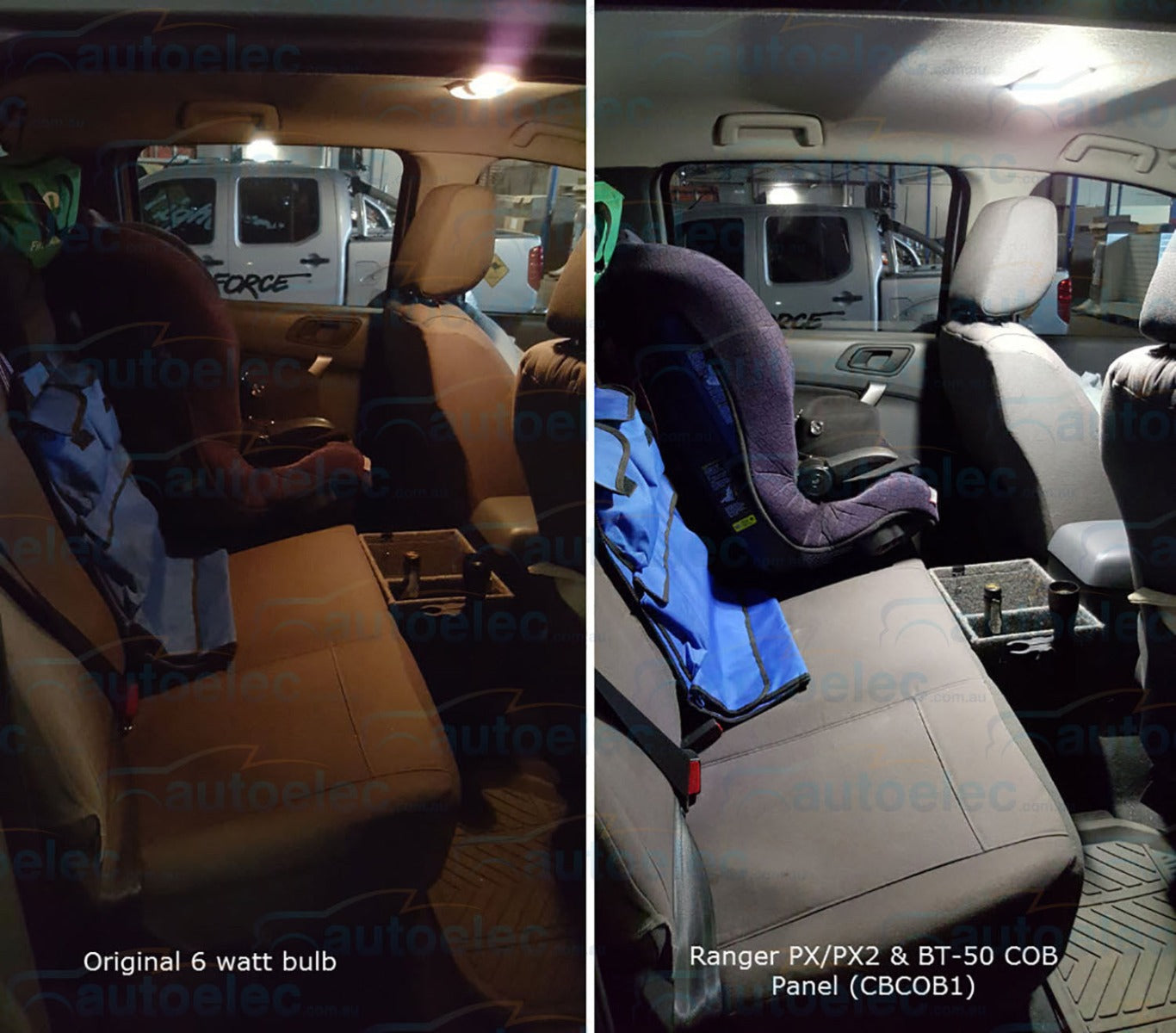 Lightforce Genuine LED Interior Light Upgrade Kit BT50 4300K - CBC0B1